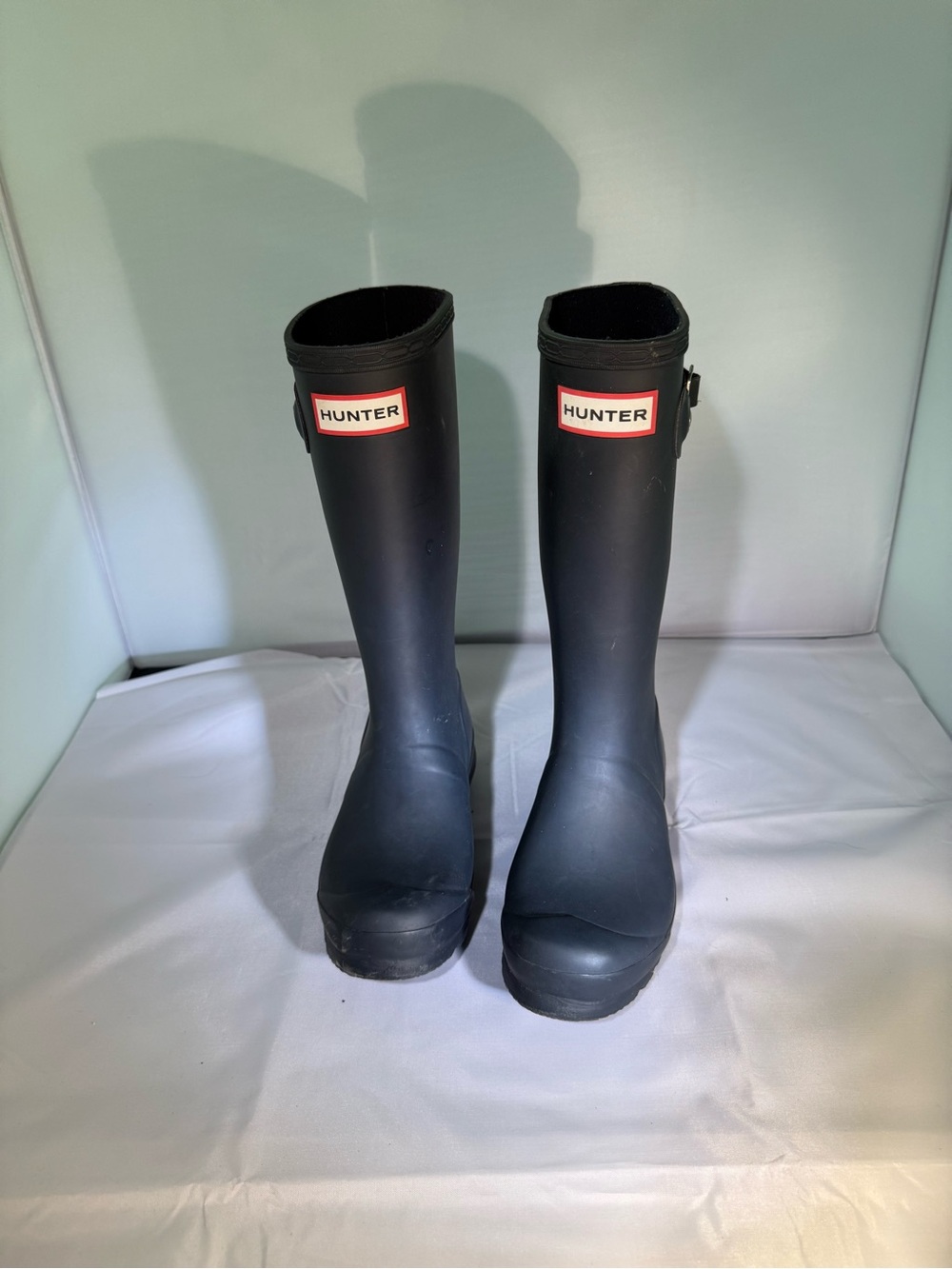 Hunter Tall Rubber Rain Boots in Black